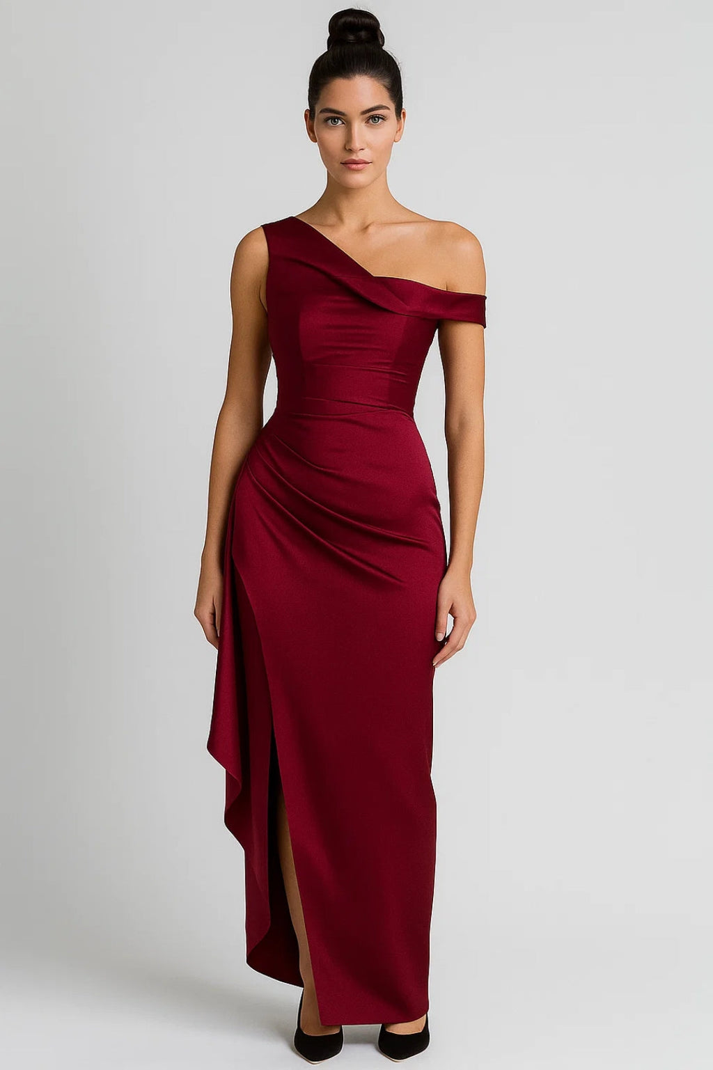 Elegantes Abendkleid | Asymmetrischer Ausschnitt für Stilvolle Anlässe