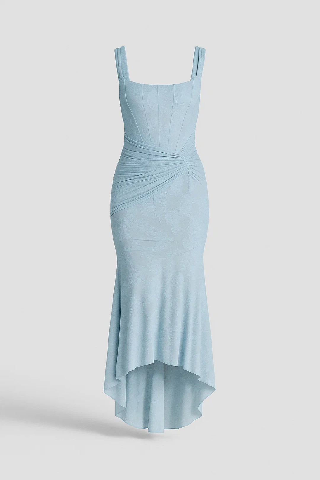 Elegantes Abendkleid | Drapiertes Design mit asymmetrischem Saum – Mühelos Raffiniert