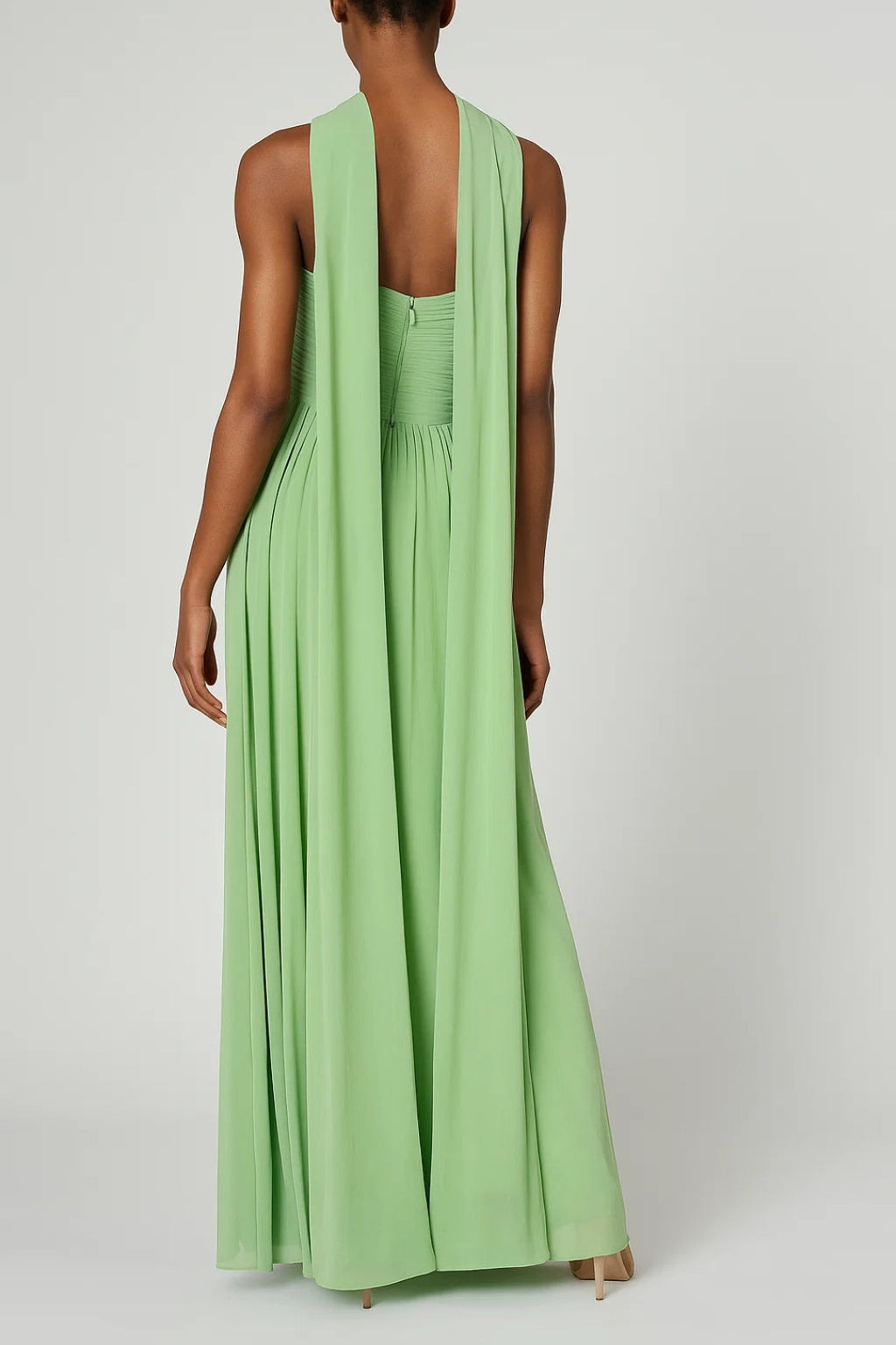 Elegantes Abendkleid | Trägerloses Design mit Drapierung – Fließender Stil