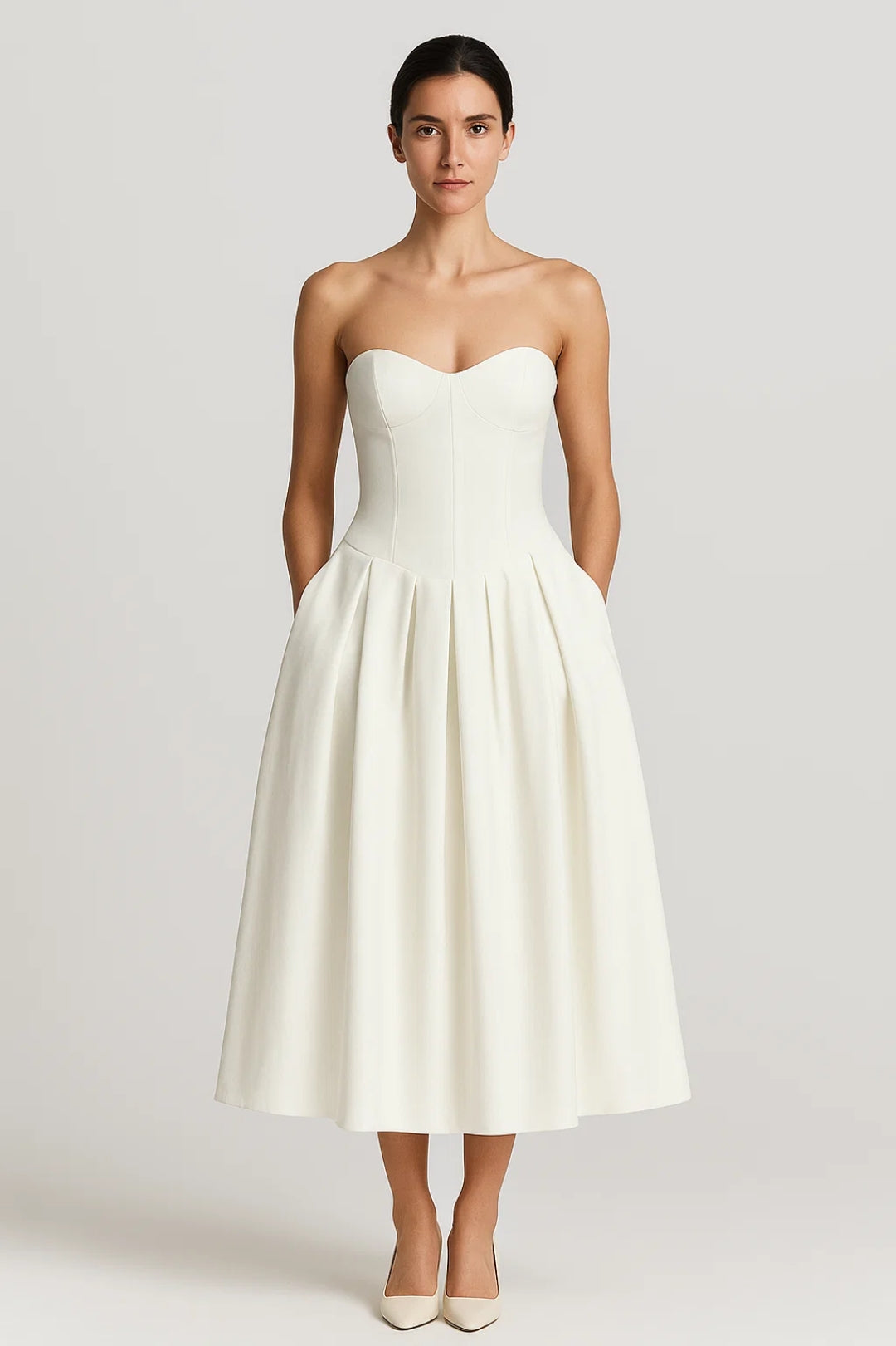 Elegantes Bustierkleid – Ausgestellter Schnitt für mühelosen Stil