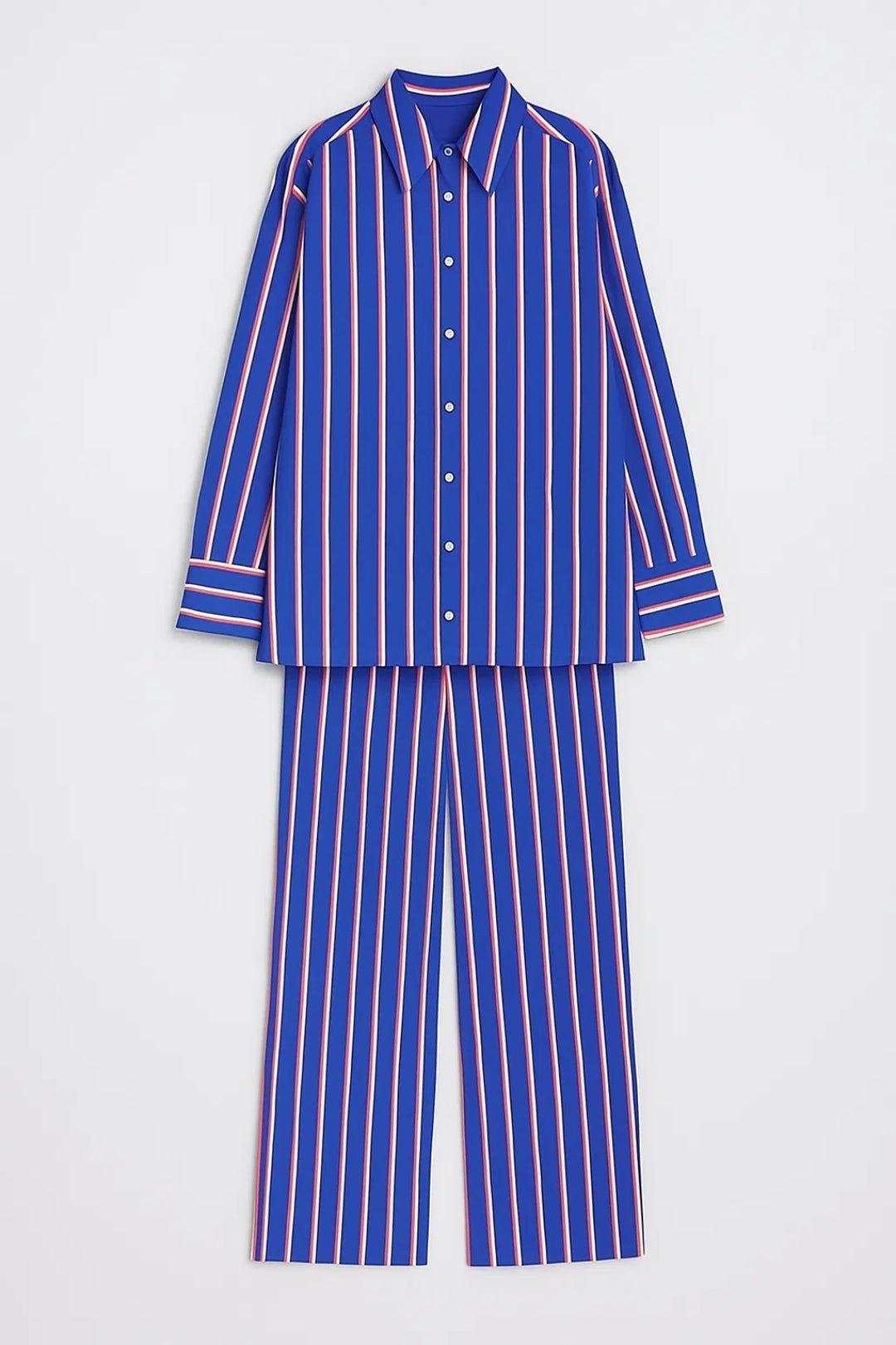 Elegantes Zweiteiliges Set | Moderner Schnitt mit Hemdkragen | Stilvoll & Vielseitig