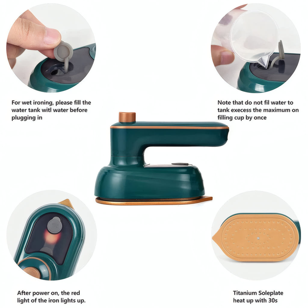 Mini Profi-Dampfbügeleisen