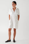 Elegantes Kurzarm Hemdkleid – Mühelos lässig für jeden Anlass