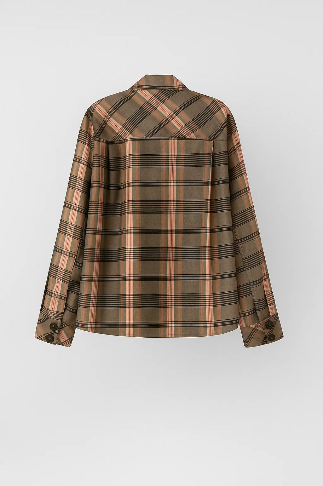 Asymmetrische Jacke – Stilvoll & Gemütlich mit Karomuster