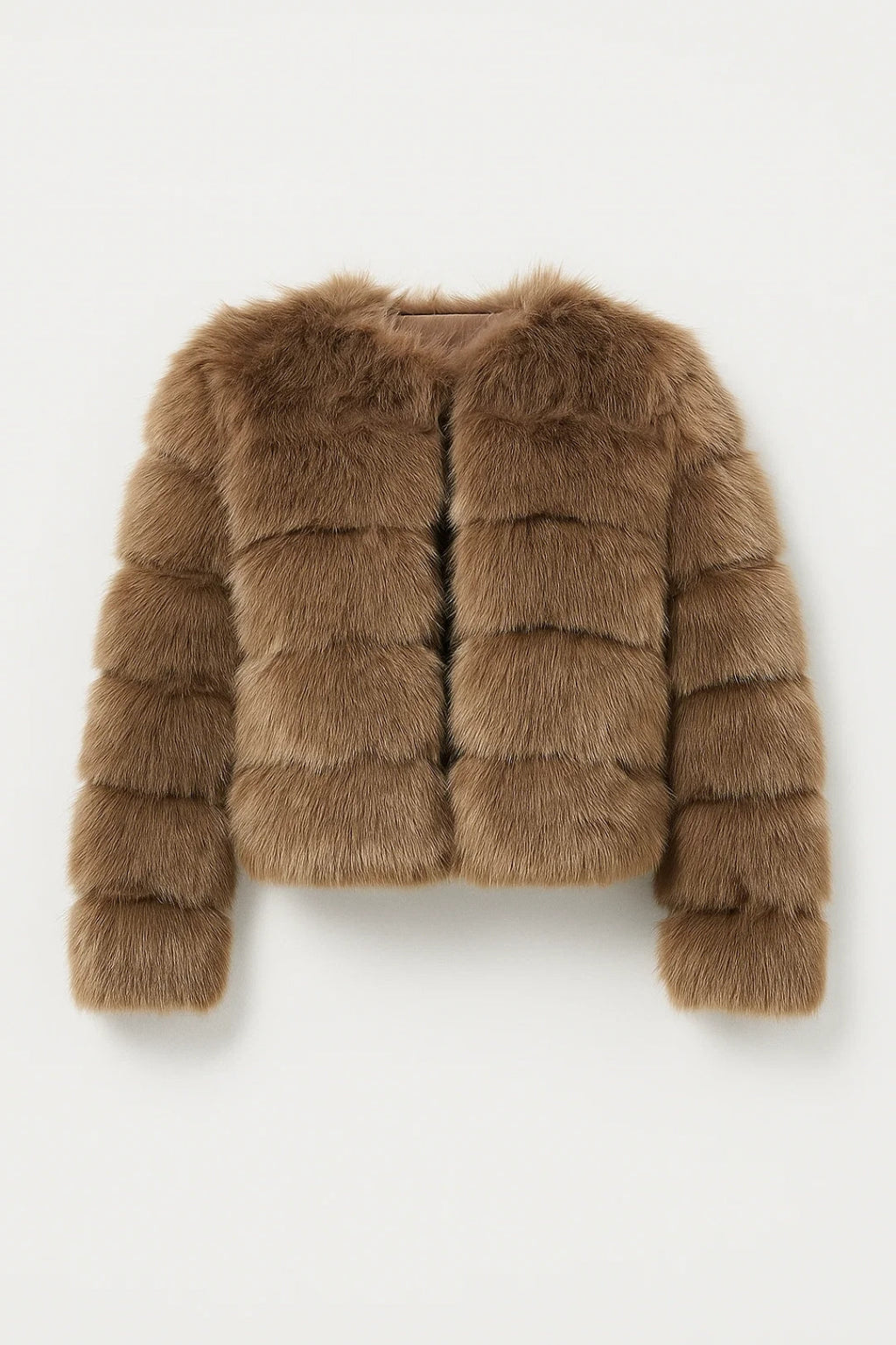 Elegante Kurzjacke mit Kunstpelz – Gemütliche Wärme für stilvolle Auftritte