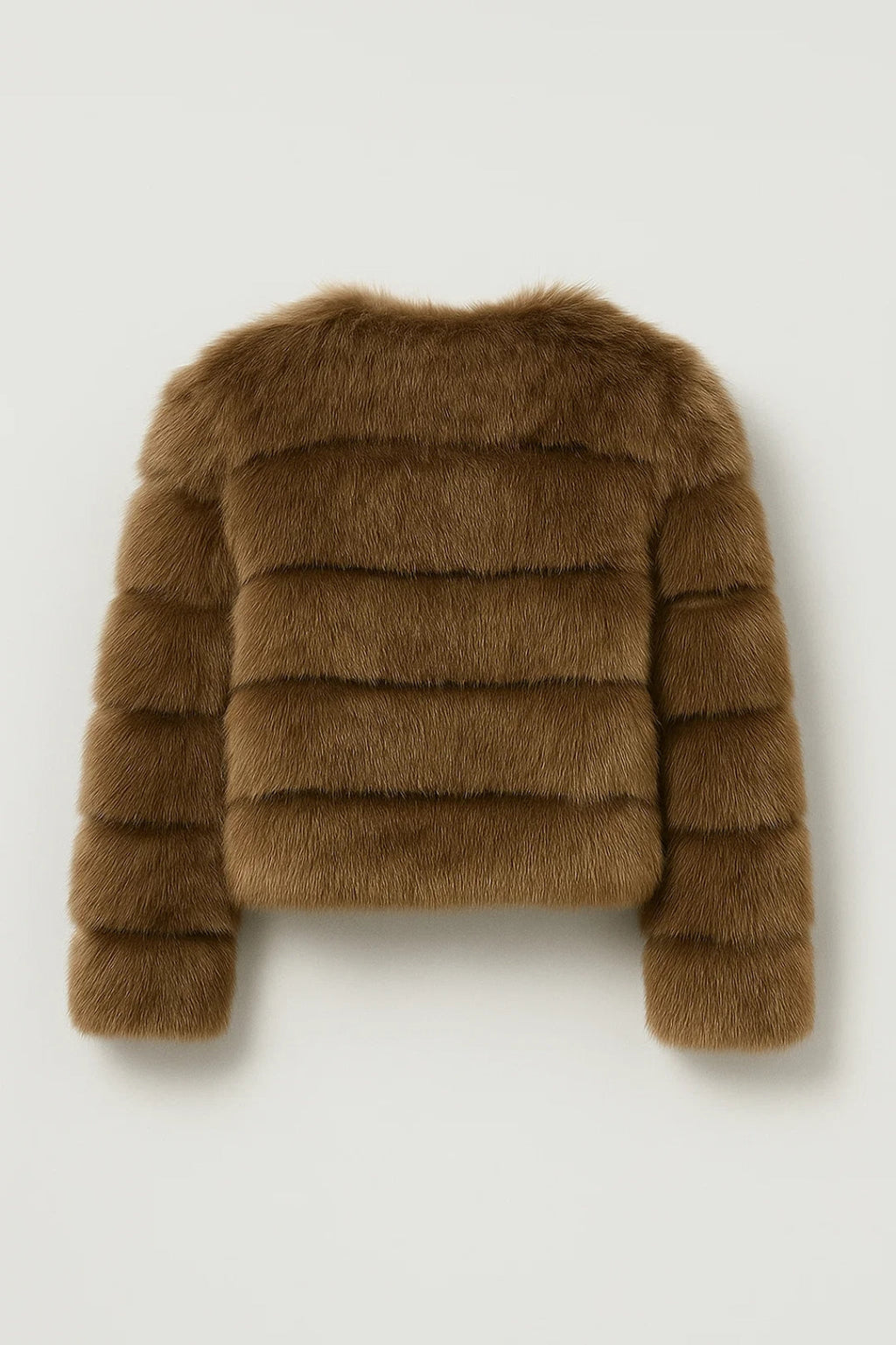 Elegante Kurzjacke mit Kunstpelz – Gemütliche Wärme für stilvolle Auftritte