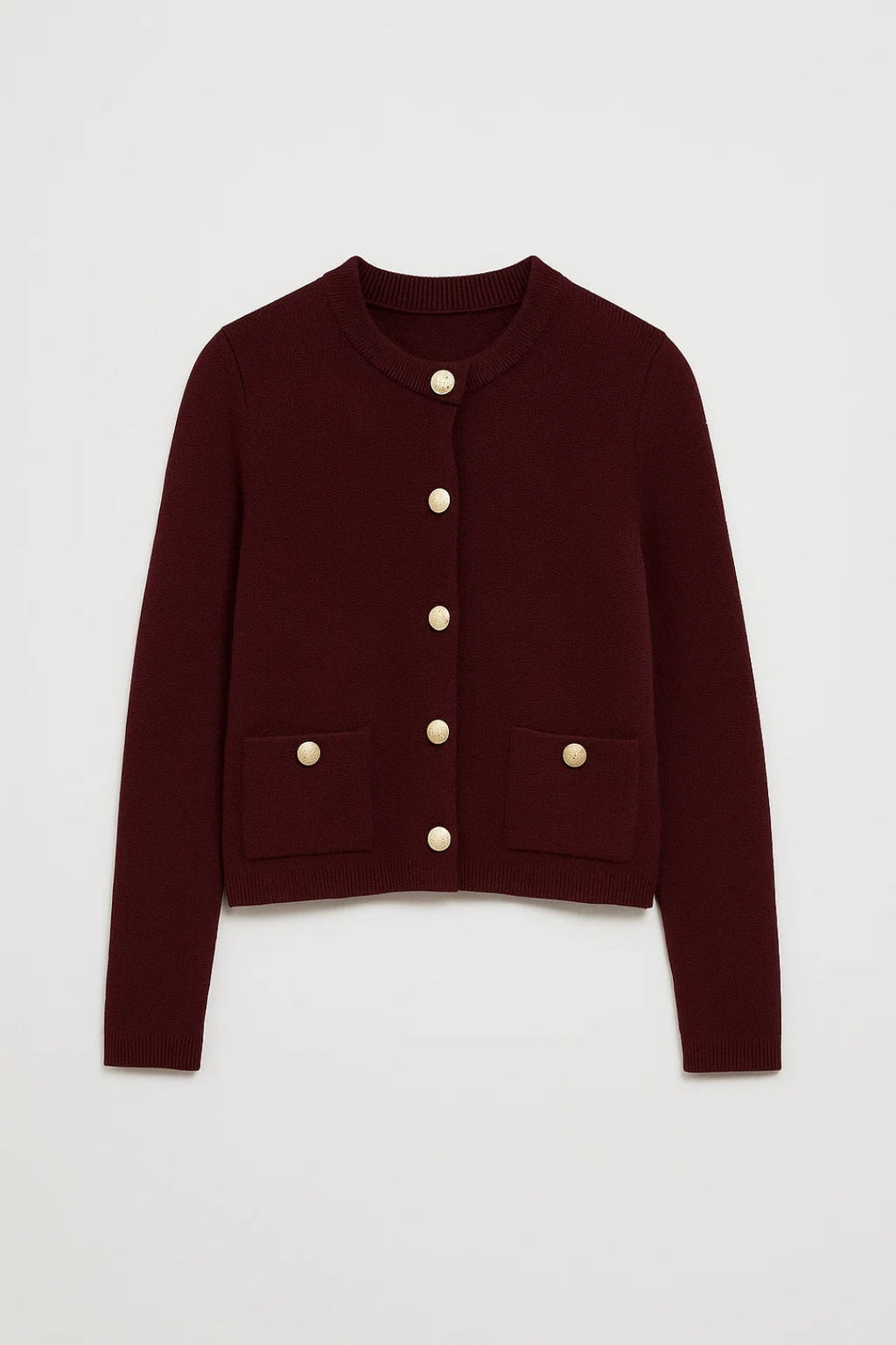 Elegante Strickjacke mit Knöpfen & Taschen – Gemütlicher Stil für jede Gelegenheit