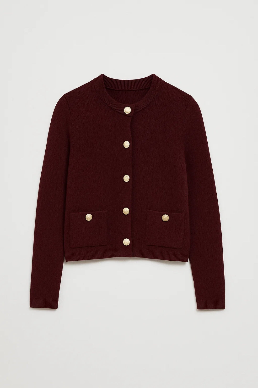 Elegante Strickjacke mit Knöpfen & Taschen – Gemütlicher Stil für jede Gelegenheit