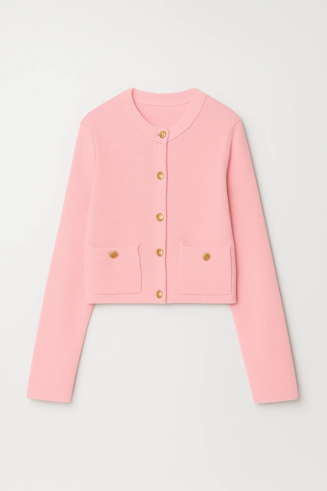 Elegante Strickjacke mit Knöpfen & Taschen – Gemütlicher Stil für jede Gelegenheit