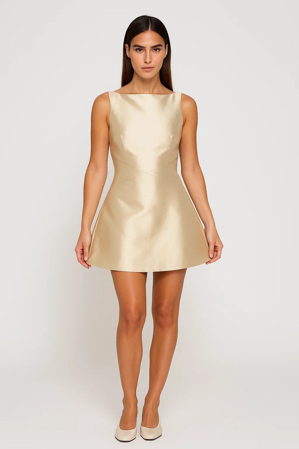 Elegantes Kurzkleid | Ausgestellter Schnitt für mühelosen Chic