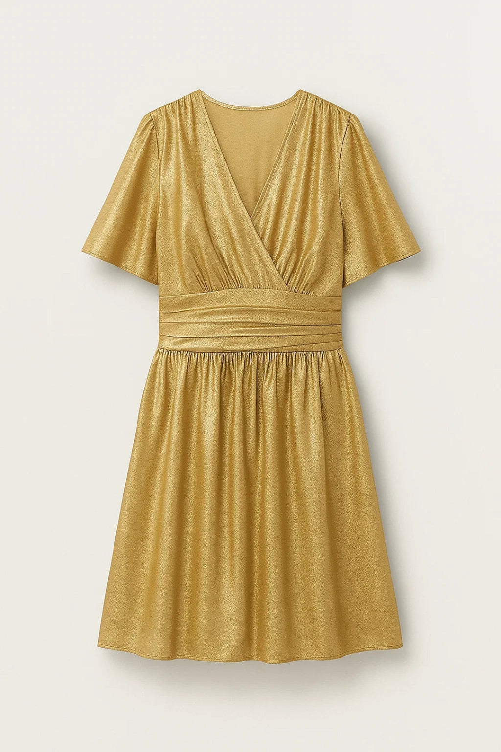 Festliches Wickelkleid – Eleganter, weiter Rock für besondere Anlässe