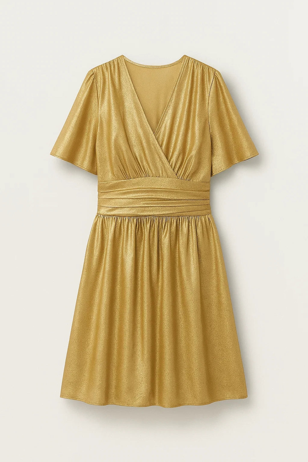 Festliches Wickelkleid – Eleganter, weiter Rock für besondere Anlässe