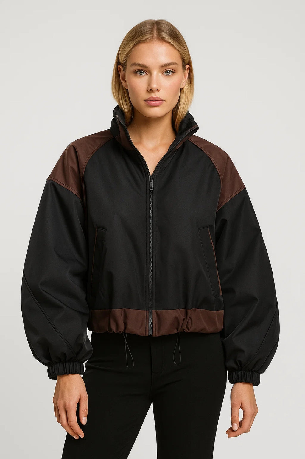 Sportliche Kurzjacke | Eleganter Schnitt mit Kontrastdetails für jeden Anlass