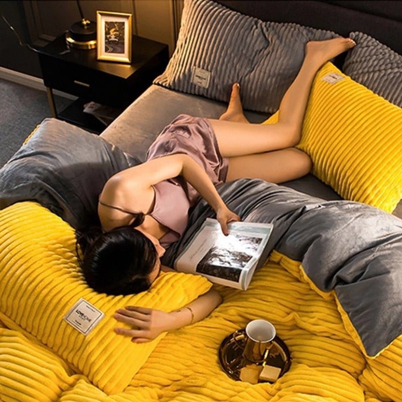 Gemütliche Winterdecke | Kuschelig warm für entspannte Winternächte