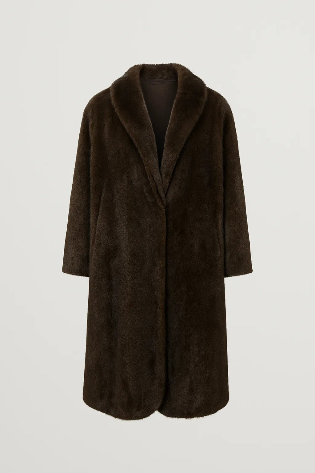 Eleganter Langer Mantel | Gemütlicher Schnitt mit Reverskragen | Klassische Wärme