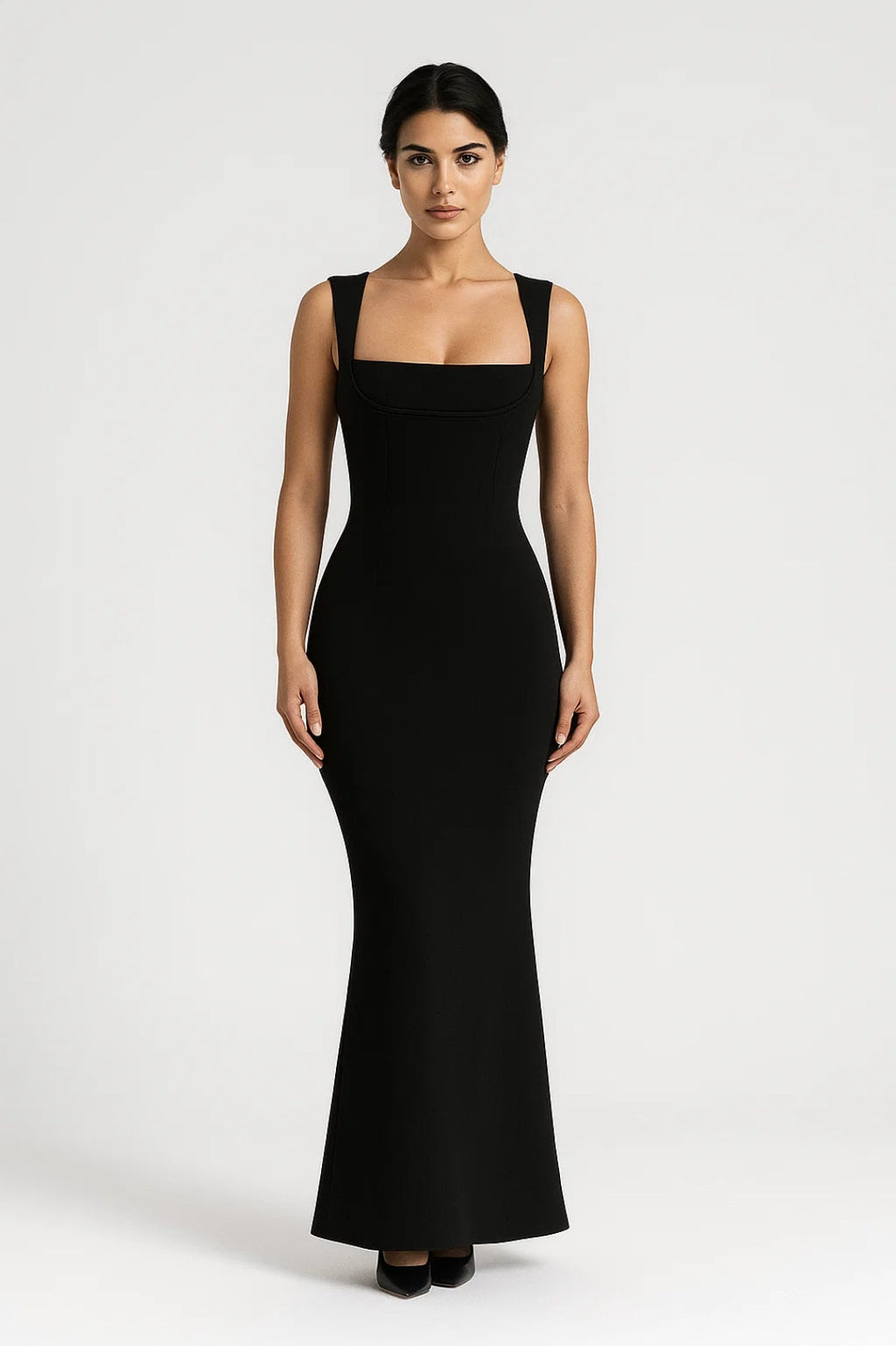 Elegantes Abendkleid – Figurbetont mit Breiten Trägern für besondere Anlässe