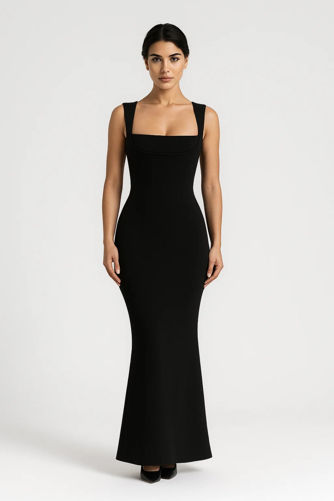 Elegantes Abendkleid – Figurbetont mit Breiten Trägern für besondere Anlässe