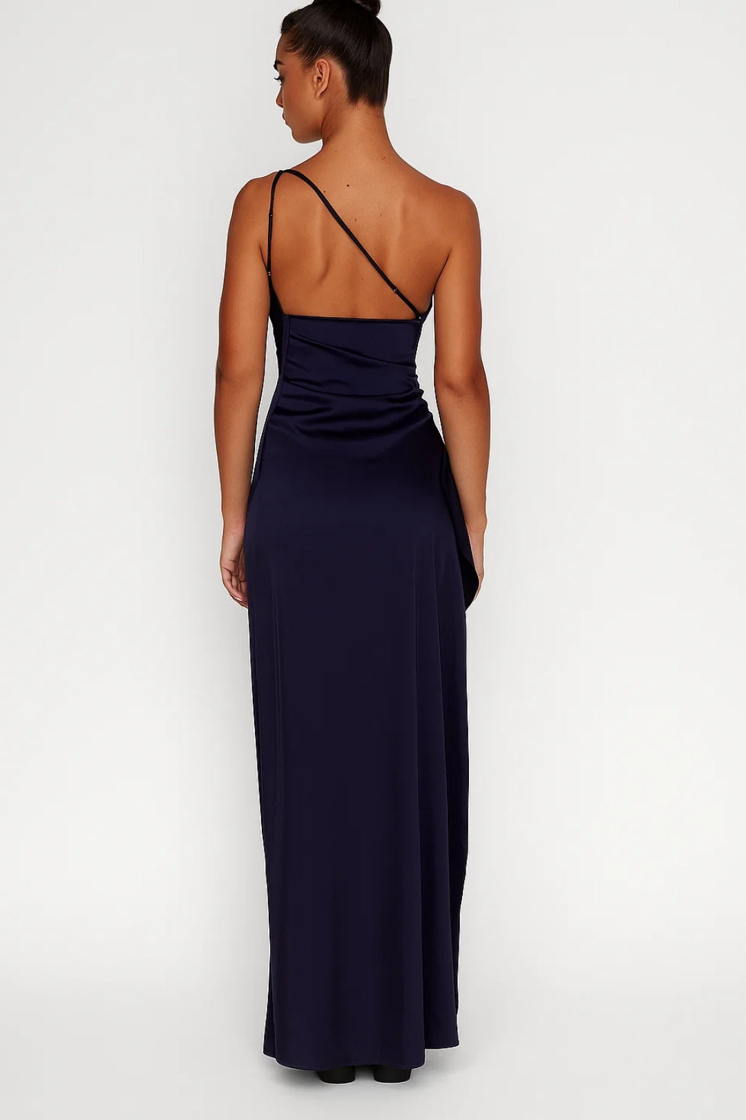 Elegantes Abendkleid | One-Shoulder Design mit Seitlichem Beinschlitz