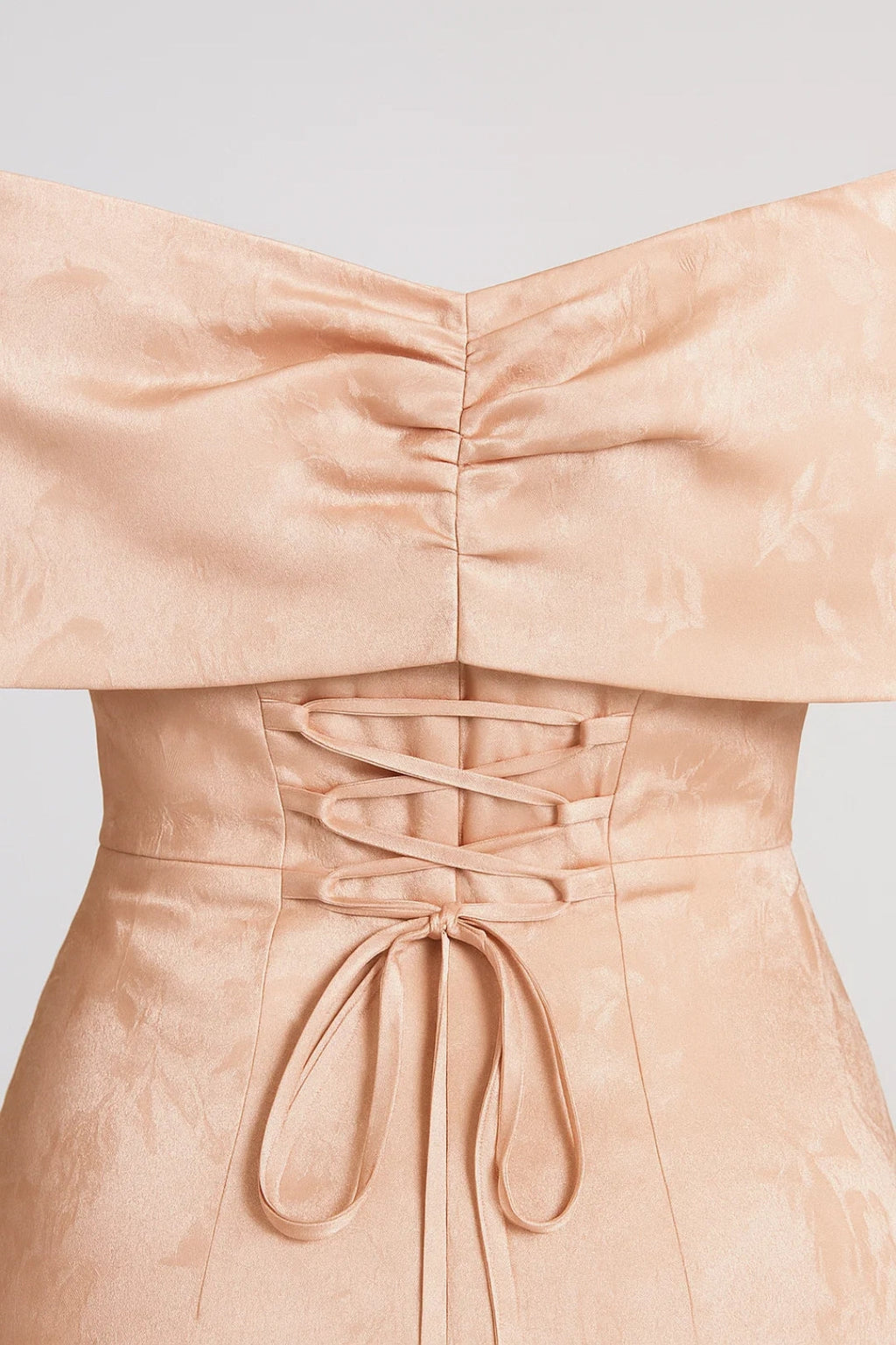 Elegantes Abendkleid | Schulterfrei mit Schleifendetail – Perfekt für Festlichkeiten