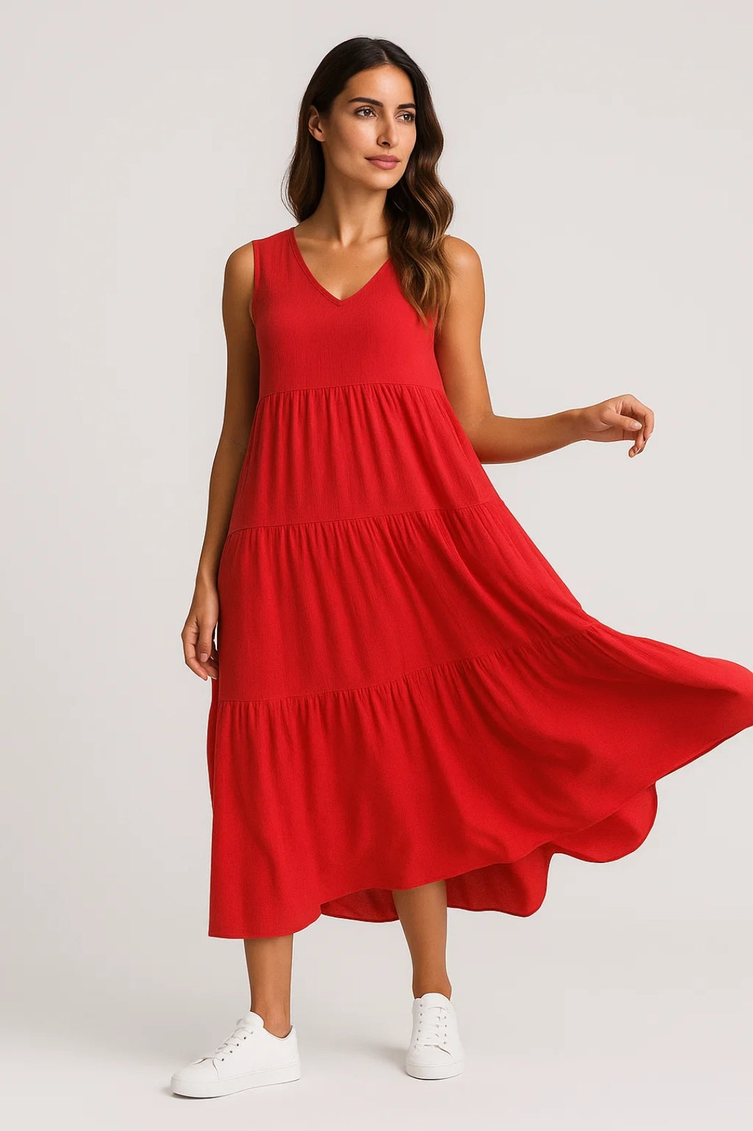 Elegantes Maxikleid | Müheloser Stufenschnitt für jeden Anlass