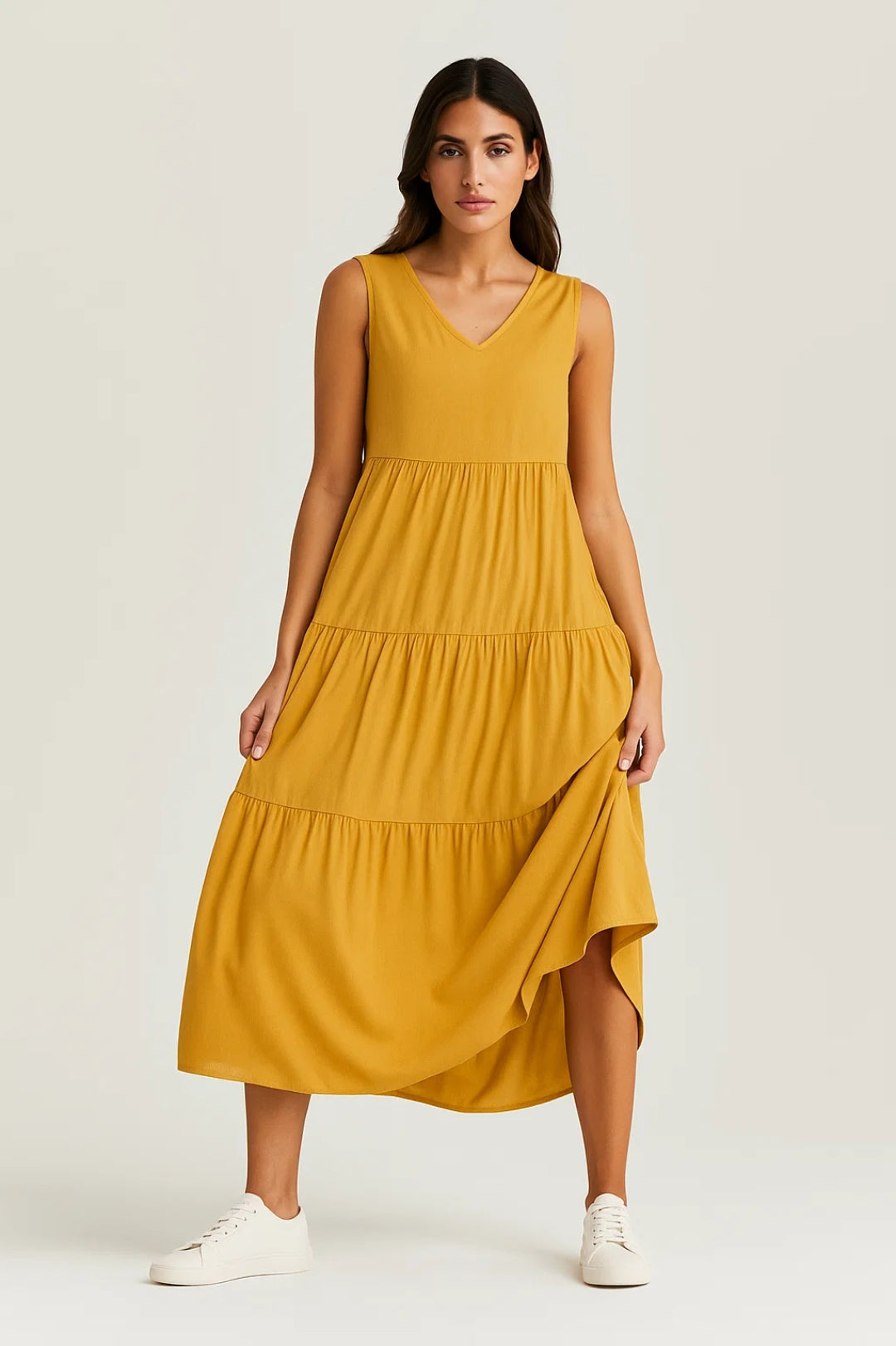 Elegantes Maxikleid | Müheloser Stufenschnitt für jeden Anlass