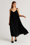 Elegantes Maxikleid | Träger mit Bindung – Mühelos stilvoll für jeden Anlass
