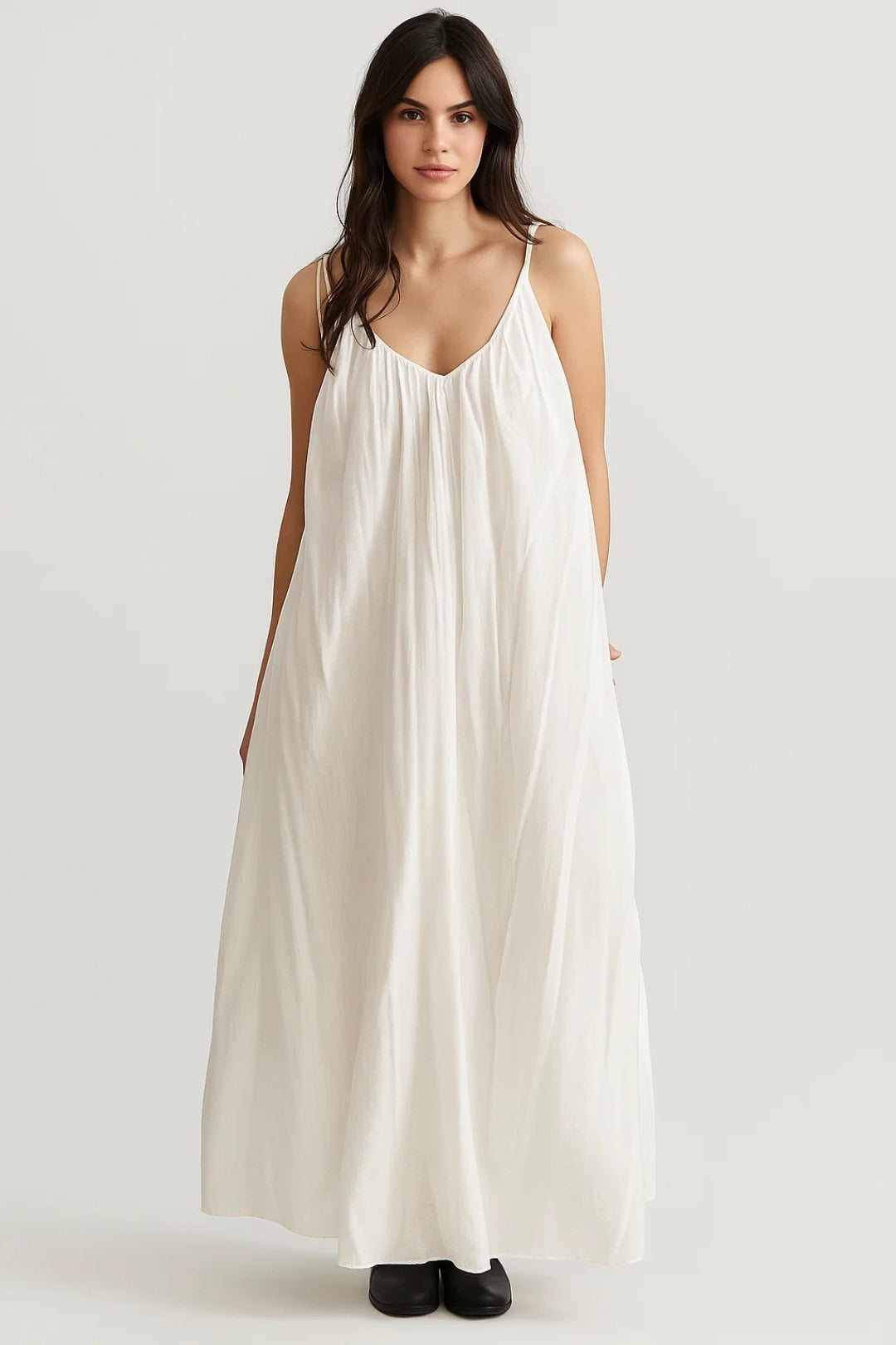 Elegantes Maxikleid | Träger mit Bindung – Mühelos stilvoll für jeden Anlass
