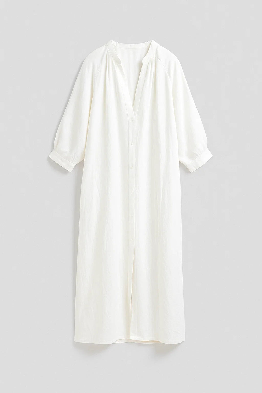 Elegantes Maxi Kleid | Langarm mit Knopfleiste – Mühelos schick für jeden Anlass