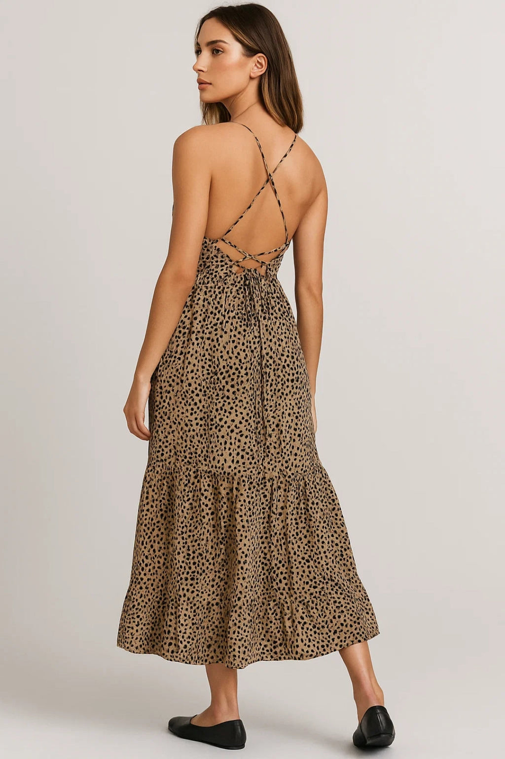 Elegantes Maxi Kleid | Spaghettiträger für mühelosen Sommerstil