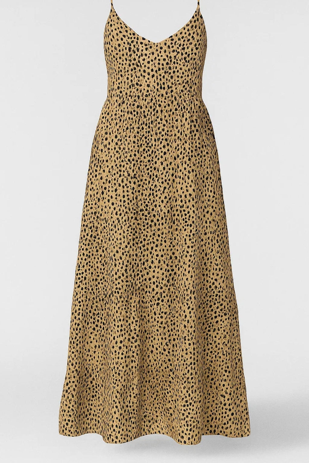 Elegantes Maxi Kleid | Spaghettiträger für mühelosen Sommerstil