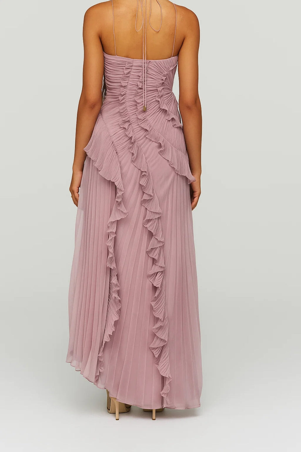 Elegantes Midikleid | Drapiertes Design mit Plisseefalten für mühelosen Stil