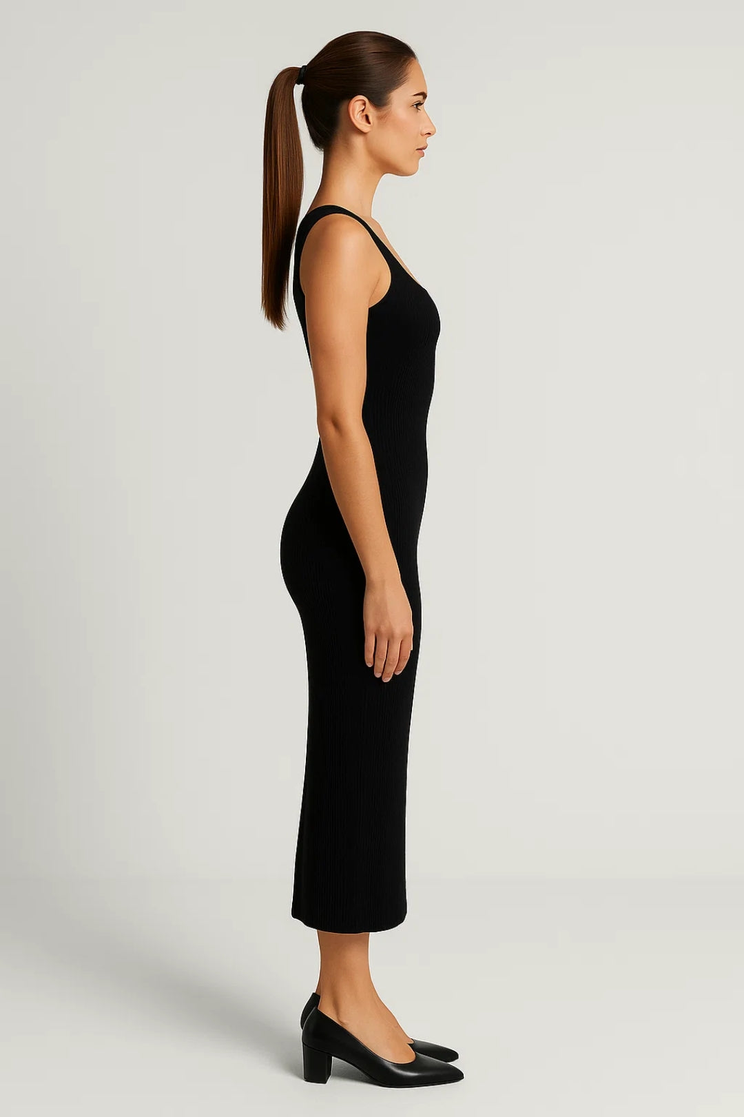 Elegantes Midikleid | Figurbetonter Schnitt für zeitlose Eleganz