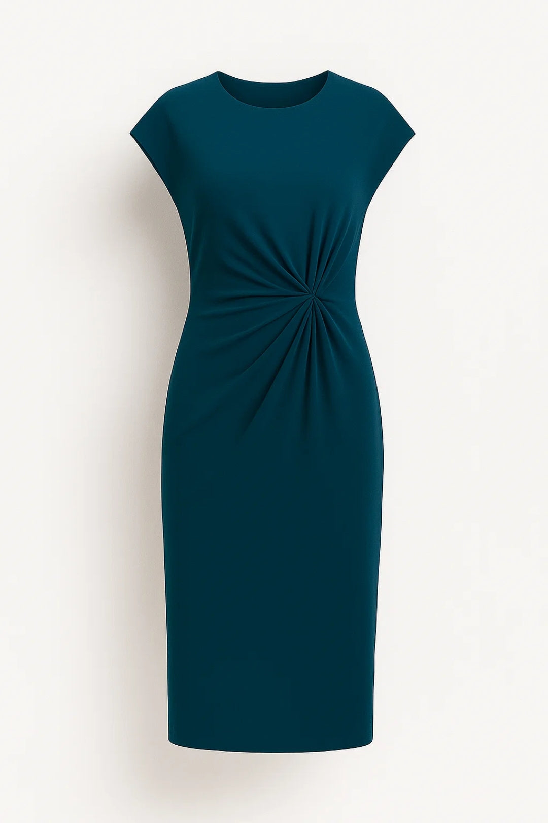 Elegantes Midikleid | Raffinierte Taillenfalten für zeitlose Anlässe