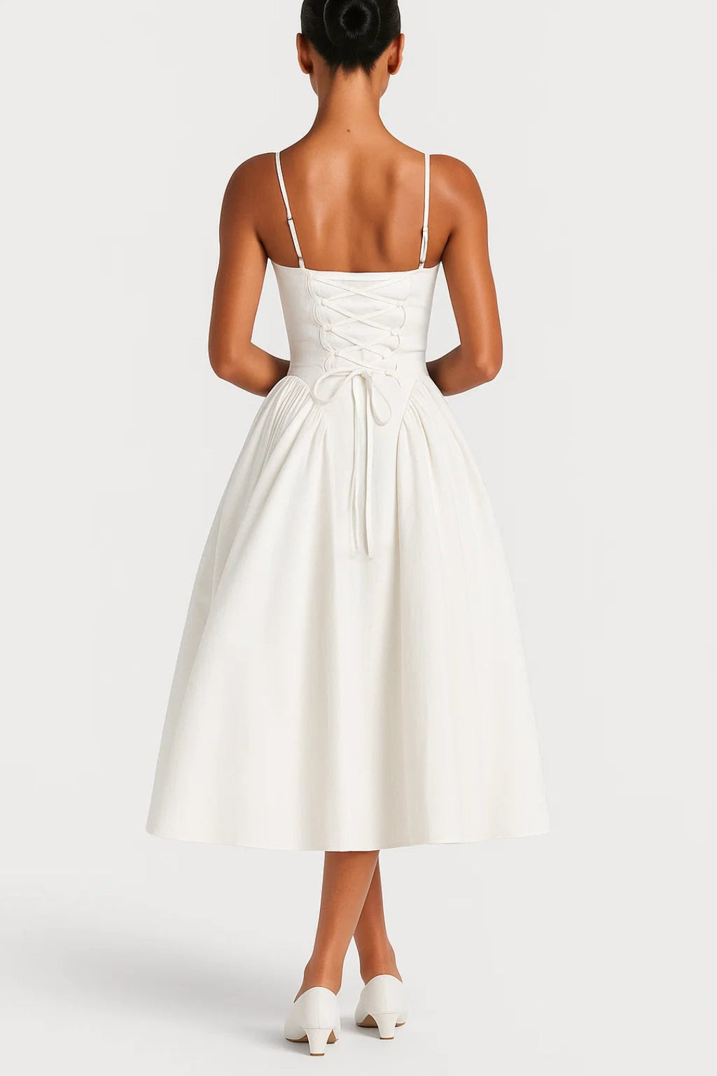 Elegantes Midikleid | Mühelos femininer Schnitt | Spaghettiträger