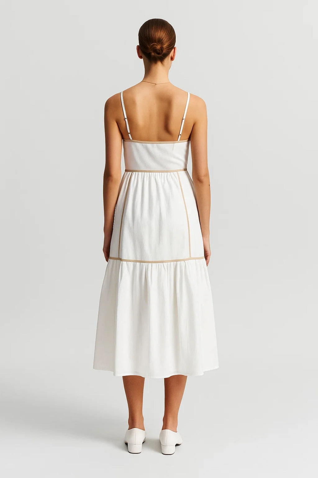 Elegantes Midikleid | Spaghettiträger für mühelosen Chic