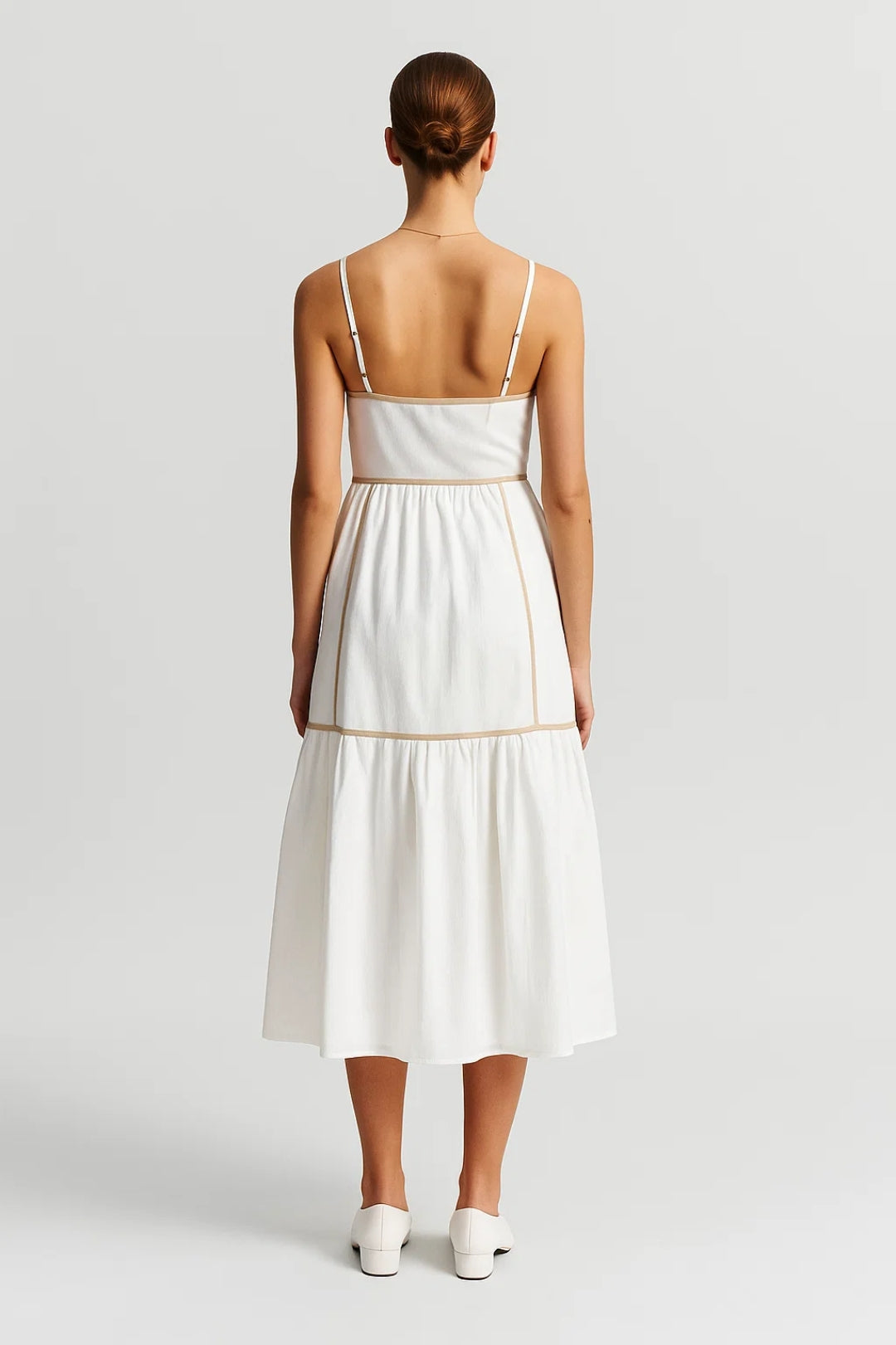 Elegantes Midikleid | Spaghettiträger für mühelosen Chic