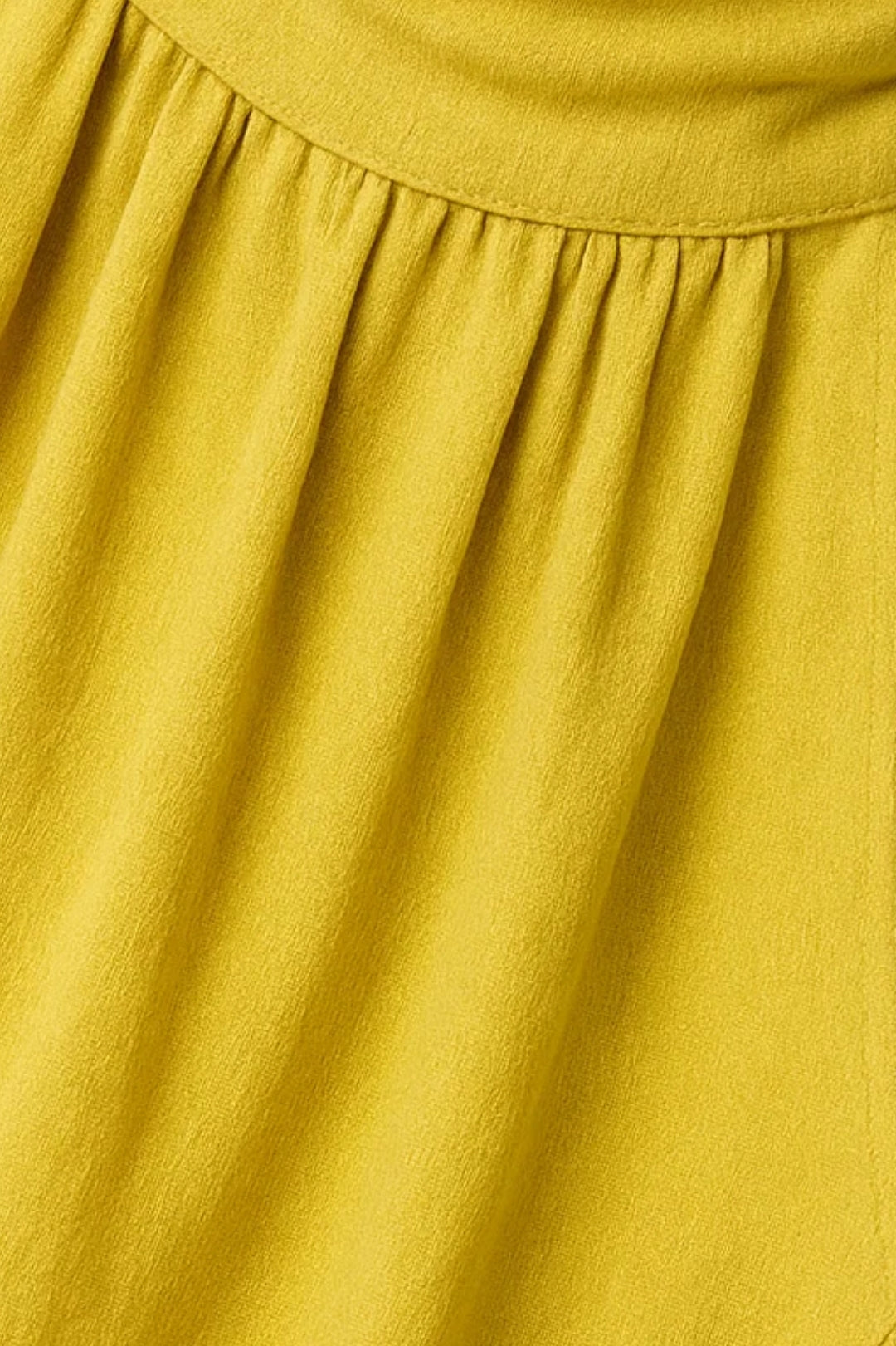 Elegantes Mini Kleid | Hochgeschlossen mit Drapierung – Sommerliche Raffinesse