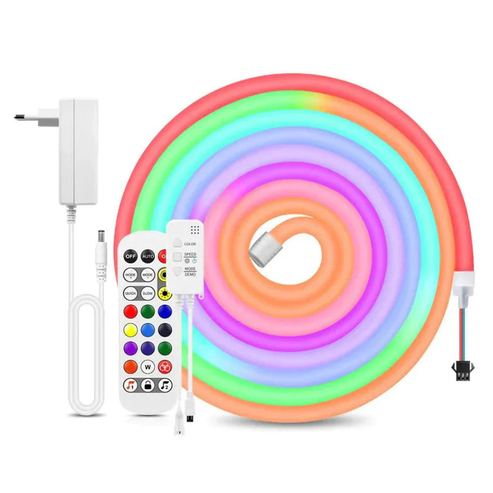 Neon-LED-Leuchten mit App-Steuerung – Farbwechsel & Timer für gemütliche Stimmung