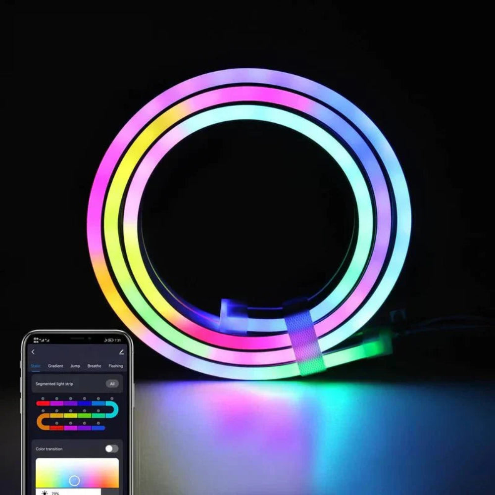 Neon-LED-Leuchten mit App-Steuerung – Farbwechsel & Timer für gemütliche Stimmung