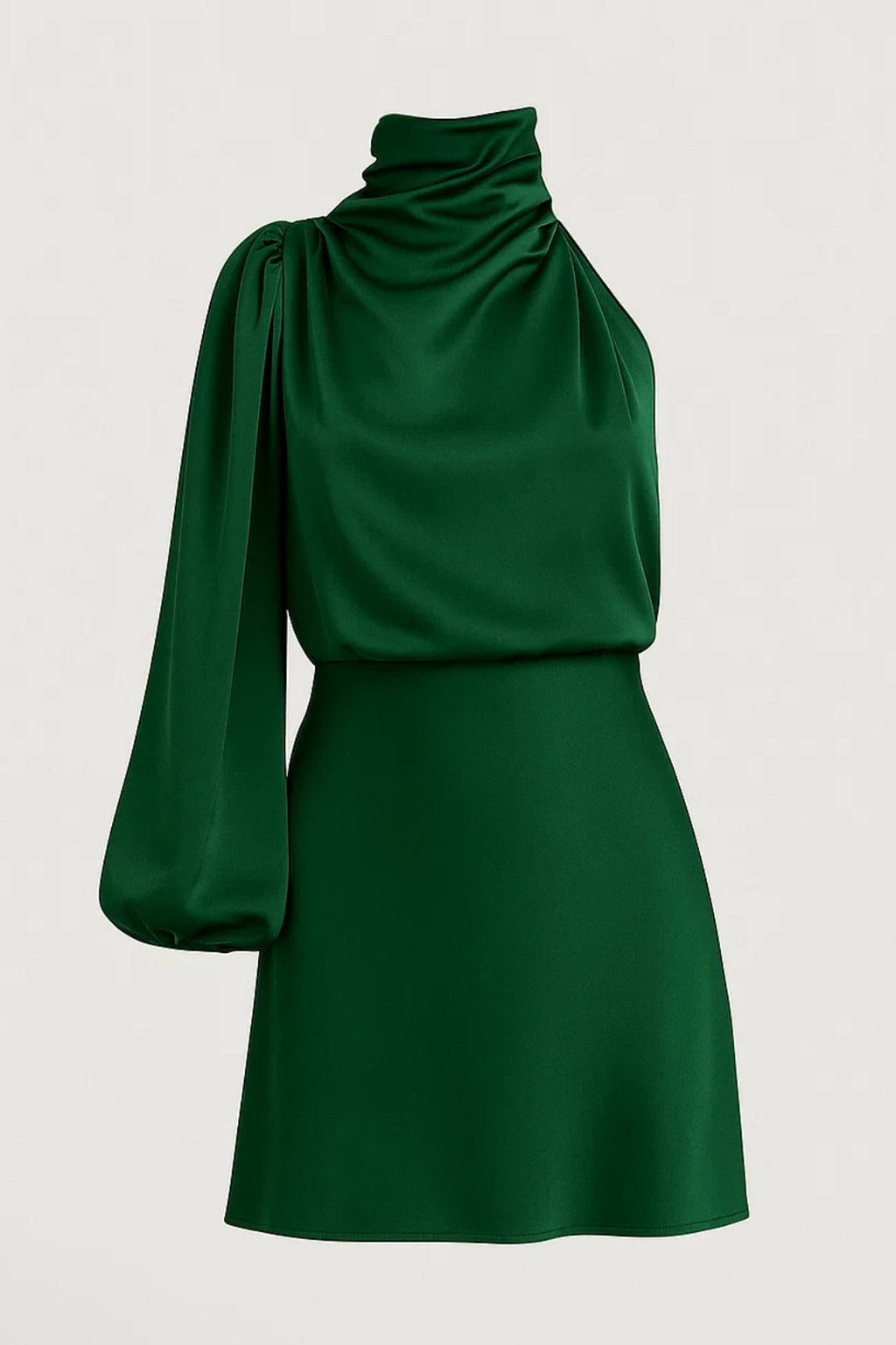 Elegantes One-Shoulder Minikleid – Asymmetrischer Schnitt für einen modernen Look