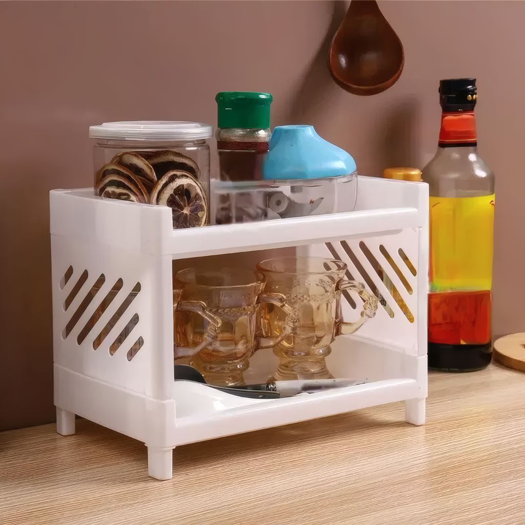 Doppelstöckiges Regal