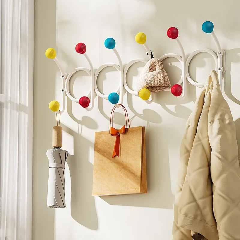 Bunte Metall-Wandhaken – Praktisch & Gemütlich für Kinderzimmer & Flur