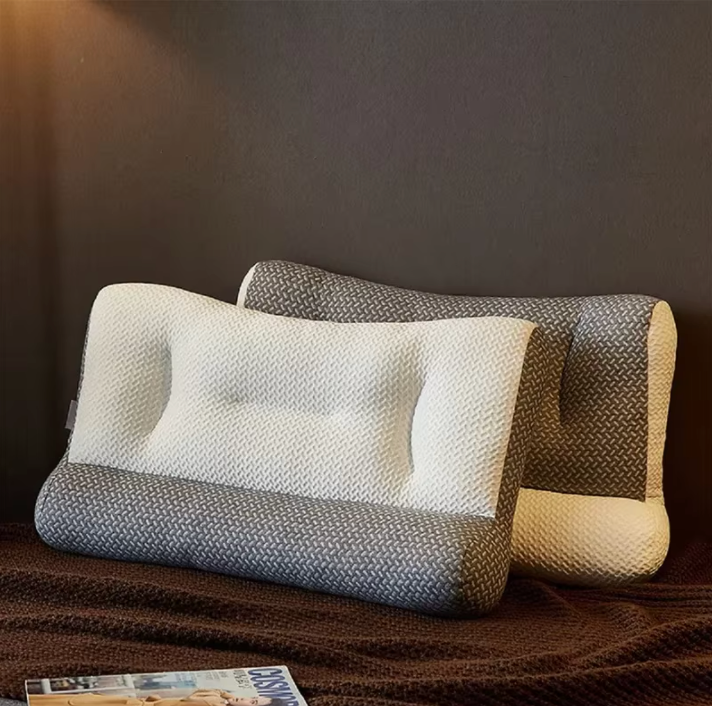 Ergonomisches Nackenstützkissen – Atmungsaktiv & Abnehmbar für Optimalen Komfort