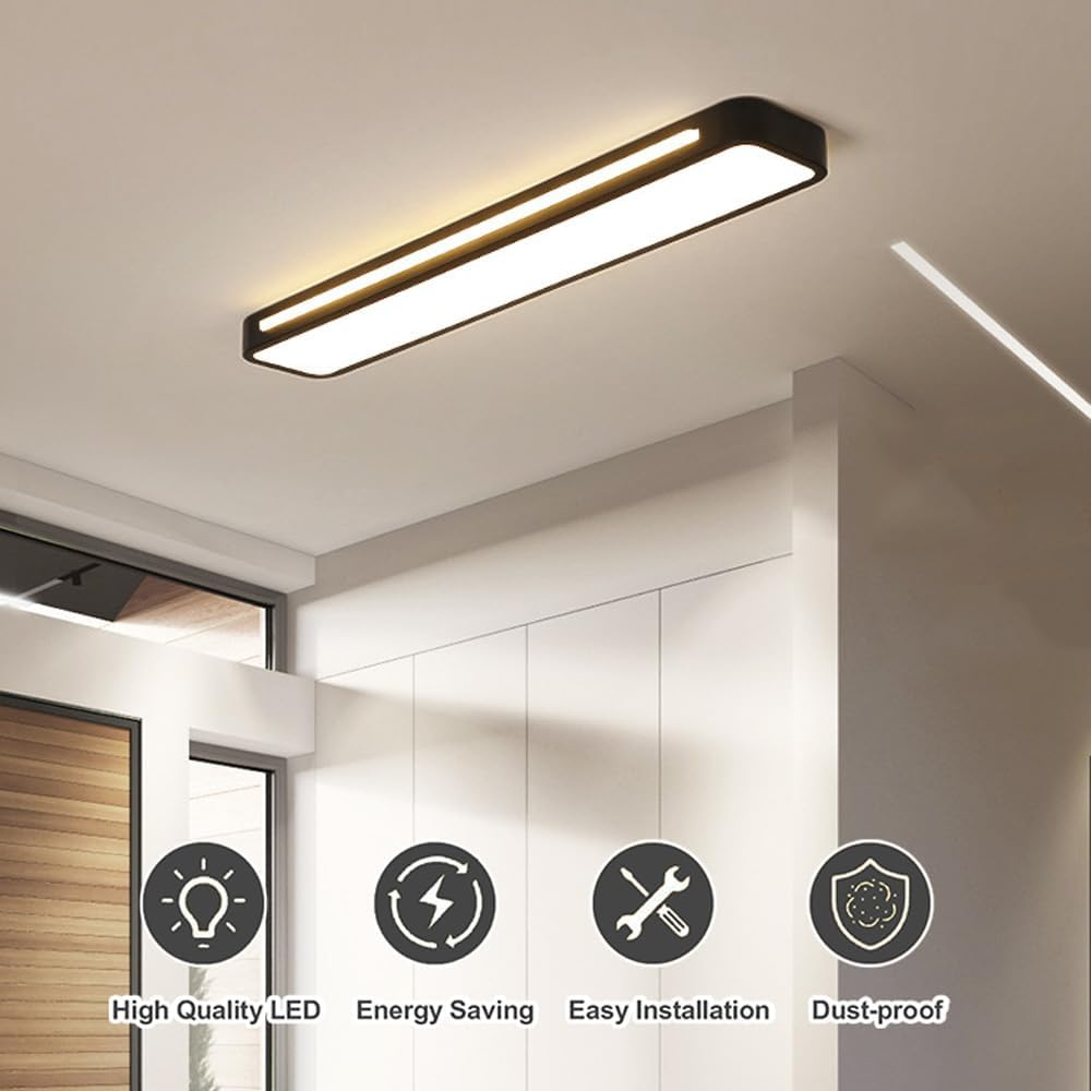 Elegante Lange LED Deckenleuchte – Gemütliche Atmosphäre für Ihr Zuhause
