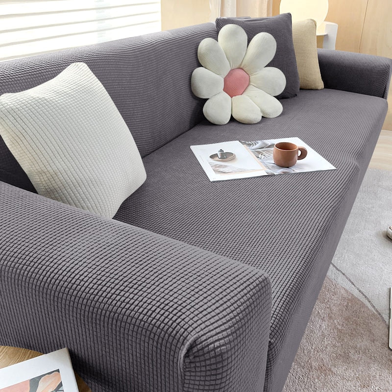 Eleganter Stretch-Sofabezug – Gemütlicher Schutz für Eck- und L-Sofas