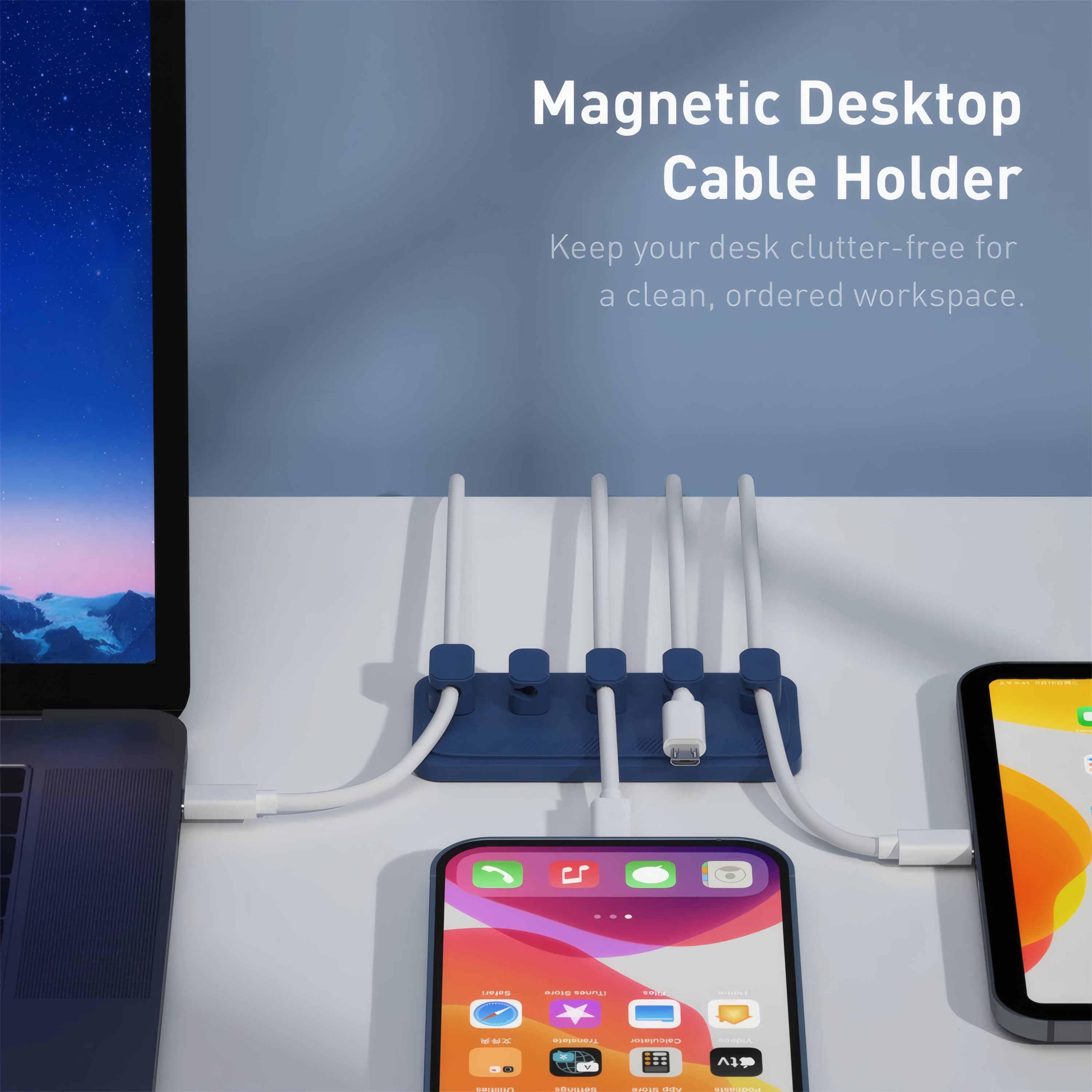 Magnetisches Kabelmanagement