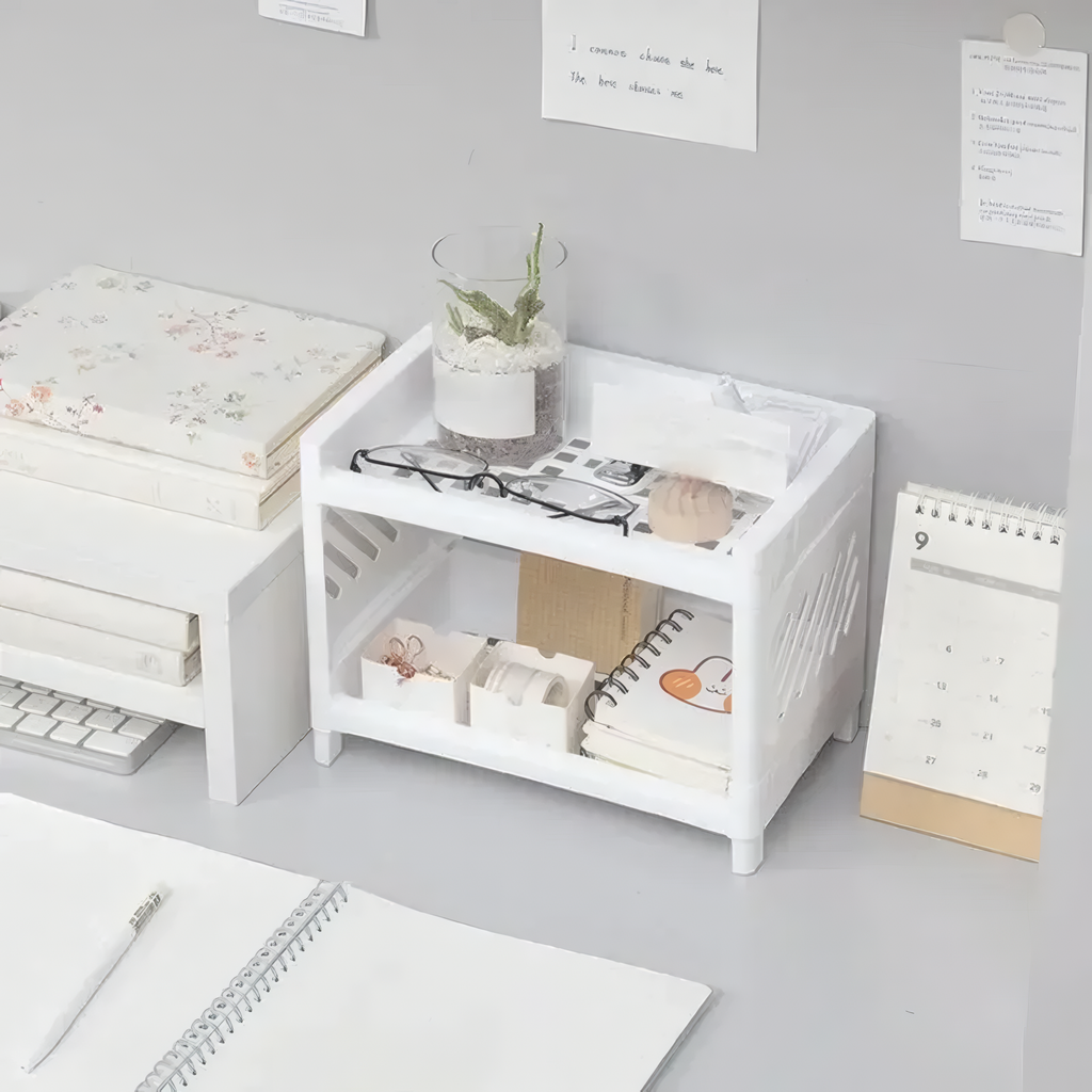 Doppelstöckiges Regal