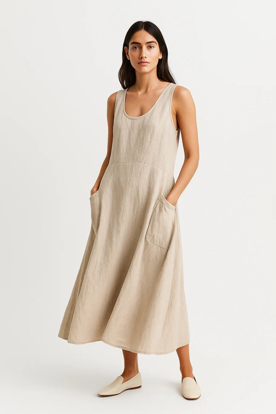 Gemütliches Sommerkleid – Ärmellos für mühelosen Stil und Komfort