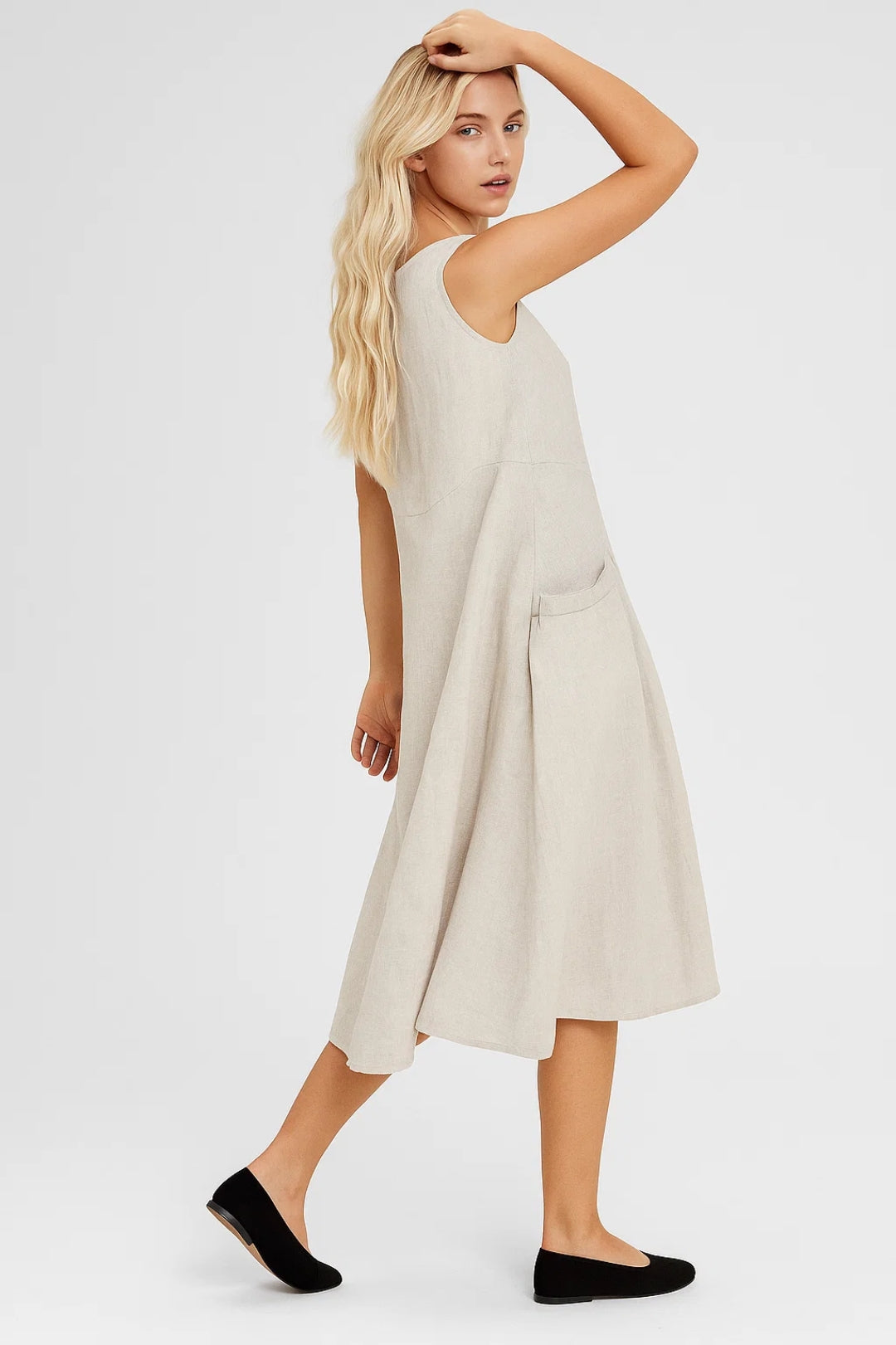 Gemütliches Sommerkleid – Ärmellos für mühelosen Stil und Komfort