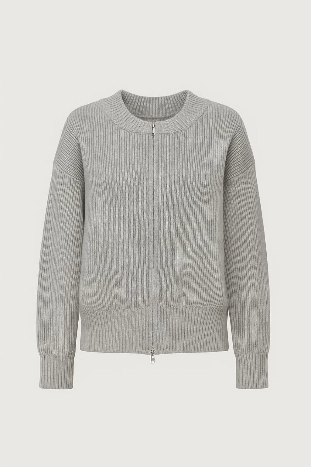 Elegante Strickjacke mit Reißverschluss – Gemütlicher Stil für jeden Anlass